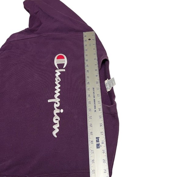 Vintage Champion Men’s L Reverse Weave Sweatshirt Streetwear Script Logo Spring - Picture 3 of 9